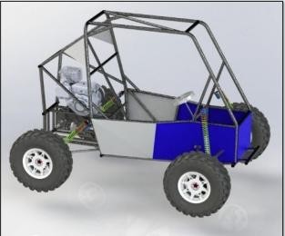 SAE BAJA suspension CAD model
